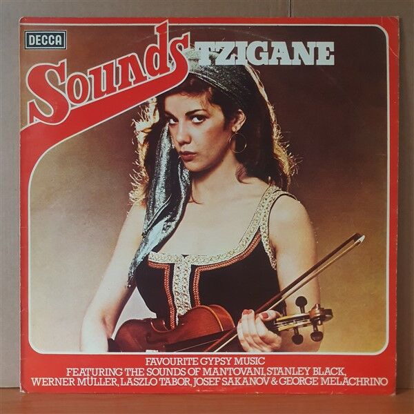 SOUNDS TZIGANE / MANTOVANI, STANLEY BLACK, WERNER MÜLLER, LASZLO TABOR - LP YERLİ BASKI 2.EL PLAK