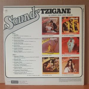 SOUNDS TZIGANE / MANTOVANI, STANLEY BLACK, WERNER MÜLLER, LASZLO TABOR - LP YERLİ BASKI 2.EL PLAK