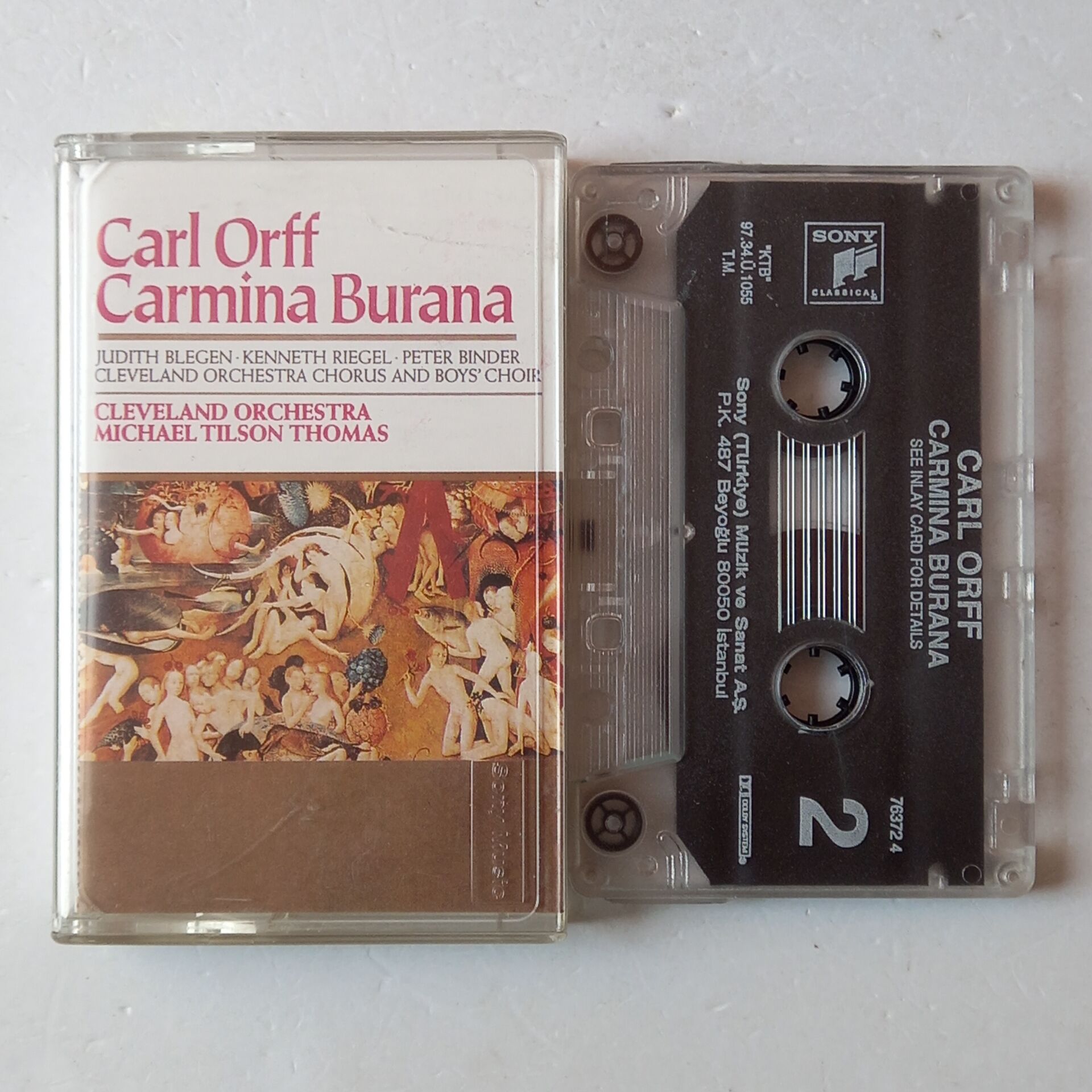 CARL ORFF - CARMINA BURANA (1997) - KASET 2.EL