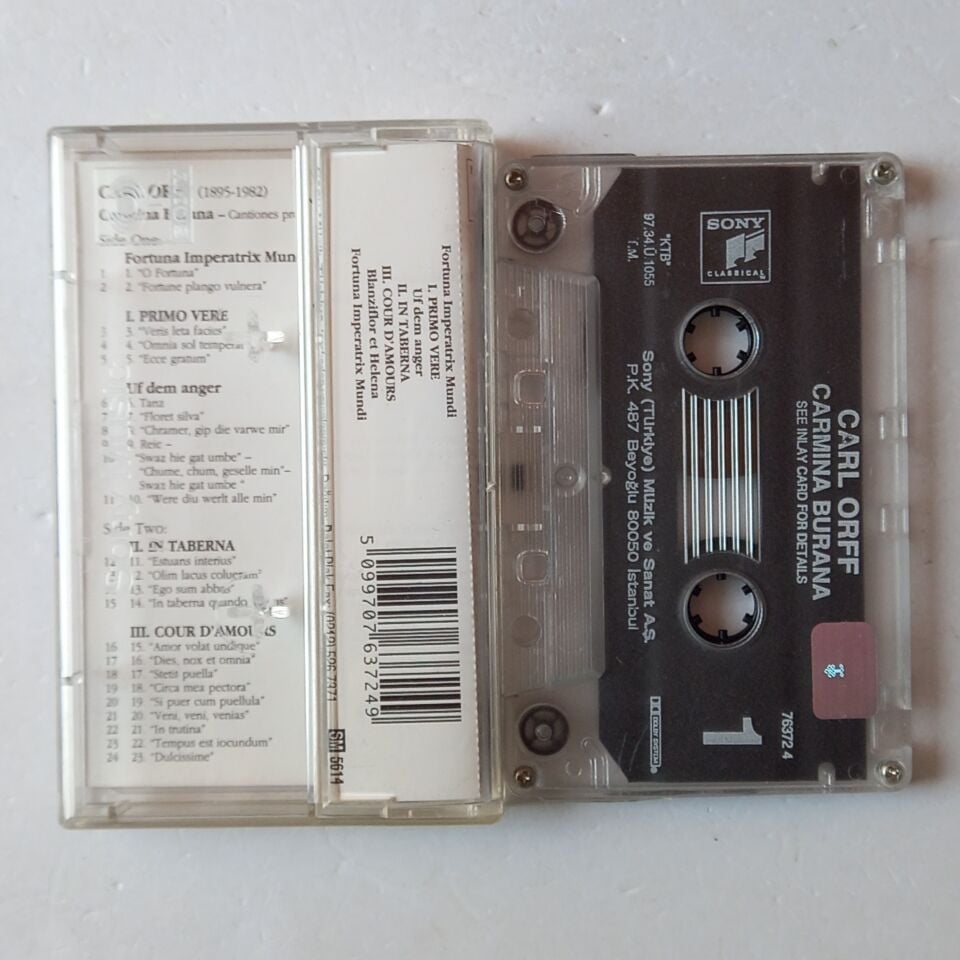 CARL ORFF - CARMINA BURANA (1997) - KASET 2.EL