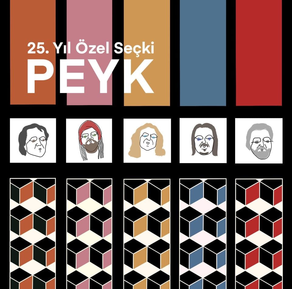 PEYK - 25.YIL ÖZEL SEÇKİ (2022) - LP 2024 SINIRLI SAYIDA İKİNCİ BASKI AMBALAJINDA SIFIR PLAK