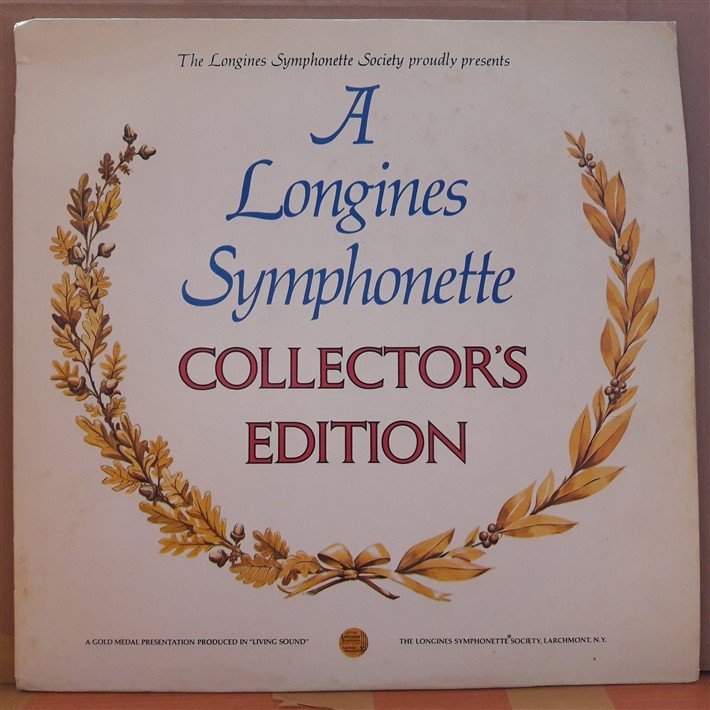 A LONGINES SYMPHONETTE COLLECTOR'S EDITION - BEST SONG OF 1969 - MISHEL PIASTRO - PLAK 2.EL