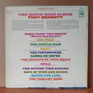 TONY BENNETT - THE MOVIE SONG ALBUM (1966) - LP 2.EL PLAK