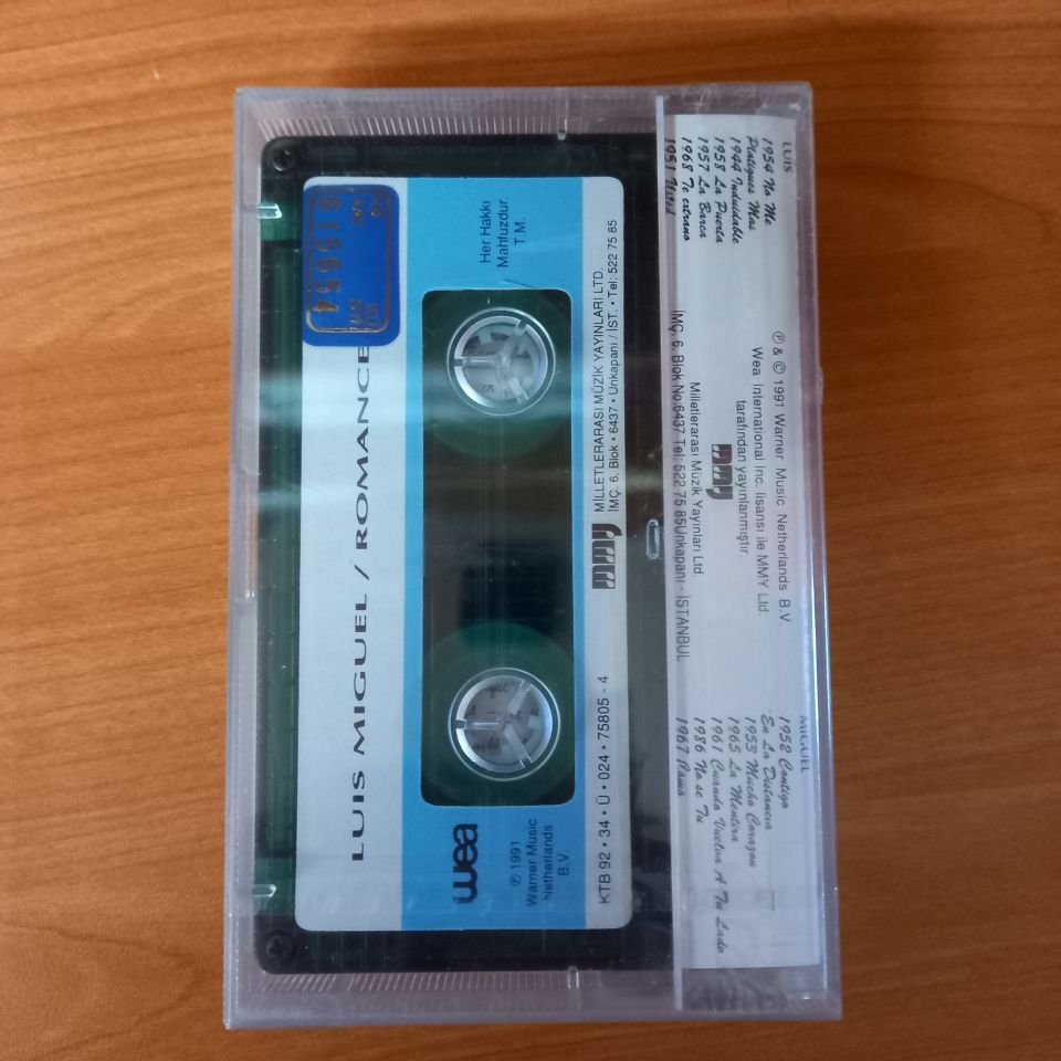 LUIS MIGUEL - ROMANCE (1991) - KASET AMBALAJINDA SIFIR