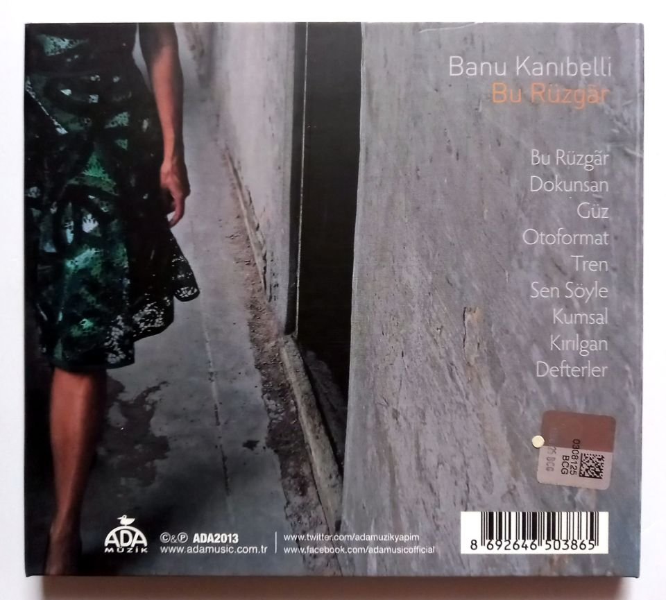 BANU KANIBELLİ – BU RÜZGAR (2013) - CD 2.EL