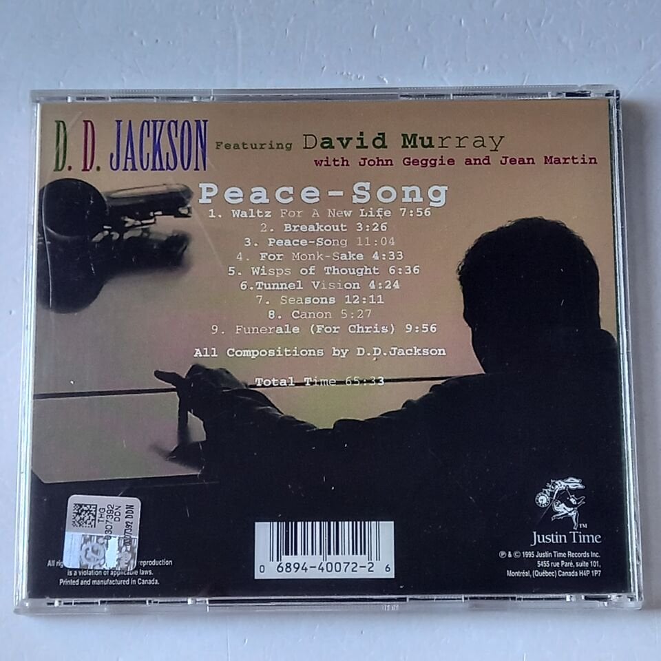 D.D. JACKSON – PEACE-SONG (1995) - CD 2.EL