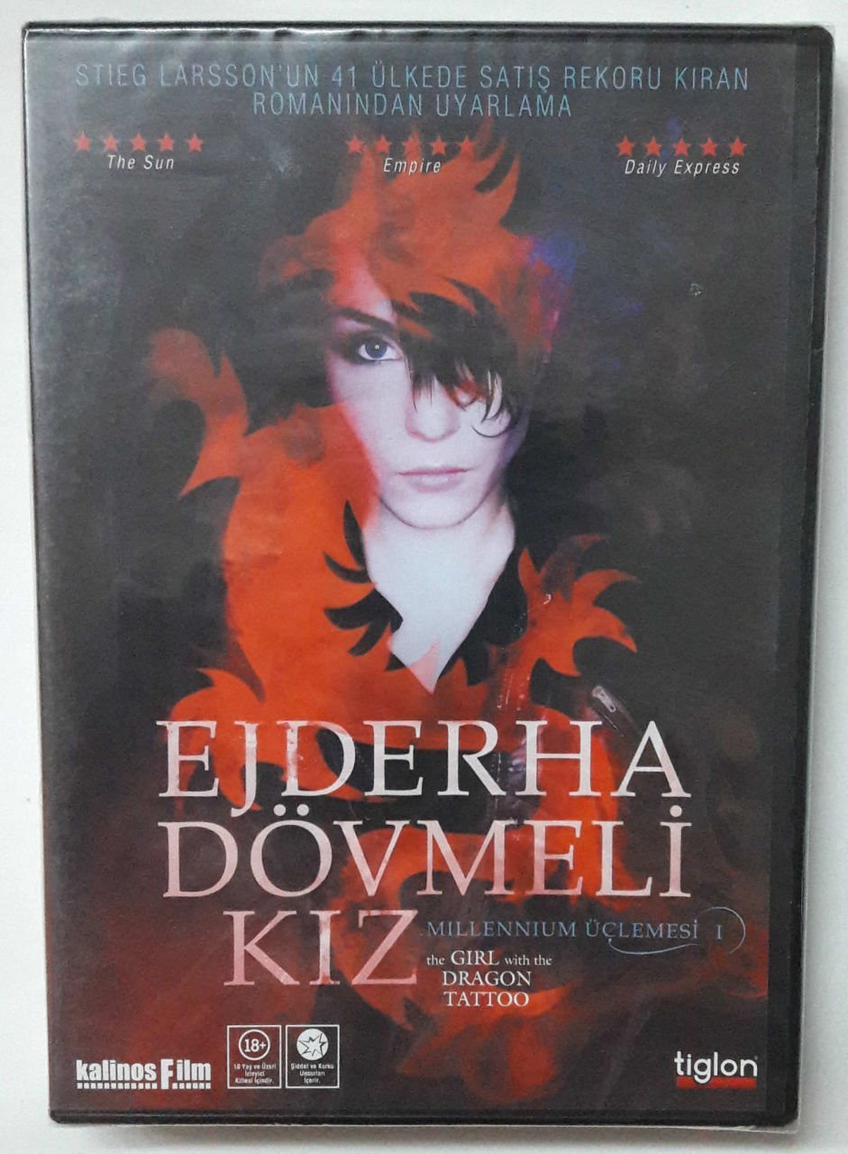 EJDERHA DÖVMELİ KIZ THE GIRL WITH THE DRAGON TATTOO DVD SIFIR