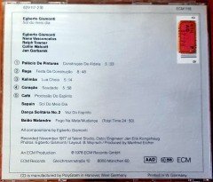 EGBERTO GISMONTI - SOL DO MEIO DIA / ECM CD 2.EL