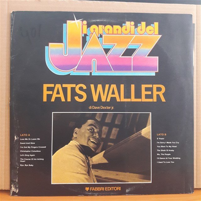 FATS WALLER - I GRANDI DEL JAZZ - LP 2.EL PLAK