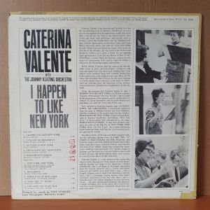 CATERINA VALENTE WITH JOHNNY KEATING ORCHESTRA - I HAPPEN TO LIKE NEW YORK (1964) - LP 2.EL PLAK