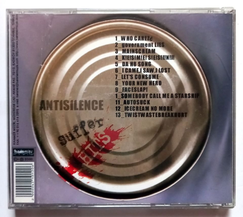 ANTISILENCE – SUFFER HITS (2000) - CD 2.EL