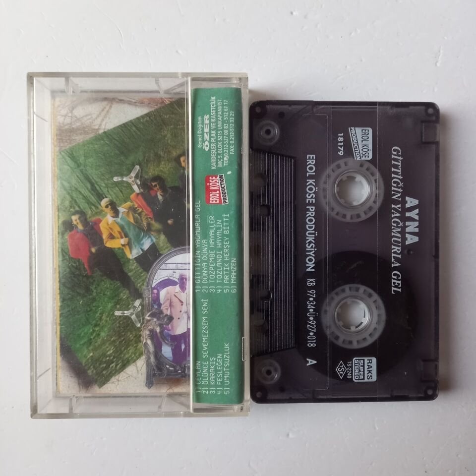 AYNA - GİTTİĞİN YAĞMURLA GEL (1997) - KASET 2.EL