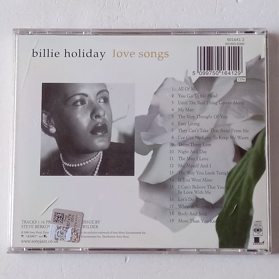 BILLIE HOLIDAY – LOVE SONGS (2000) - CD 2.EL