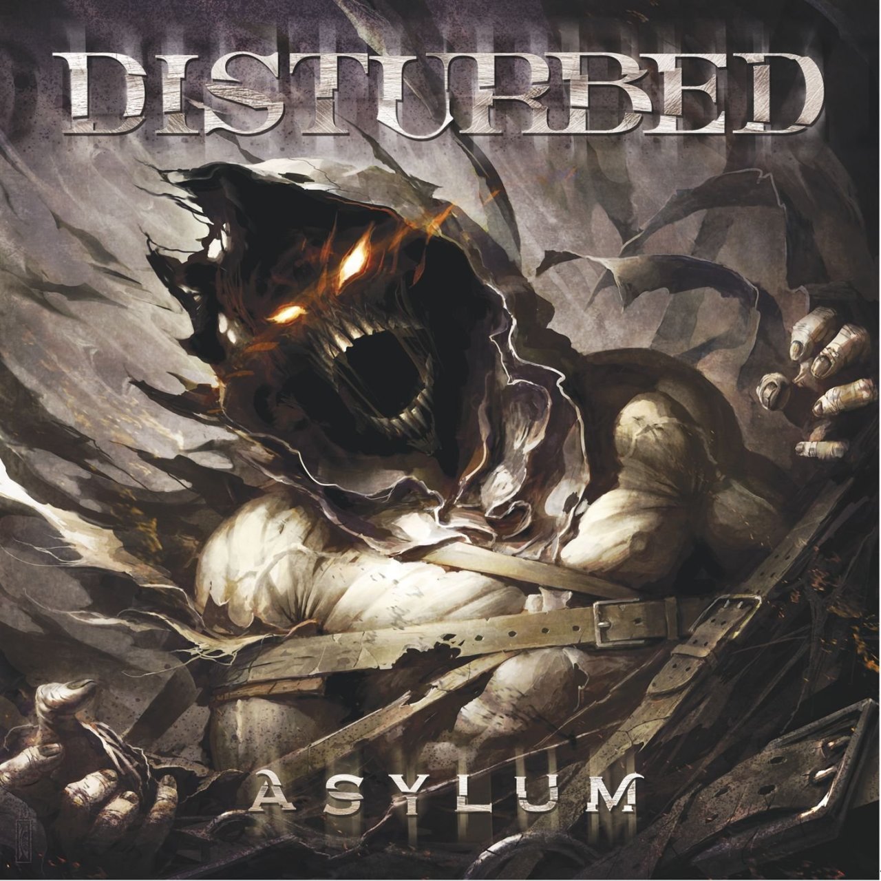 DISTURBED - ASYLUM (2010) - LP SPECIAL MOTTLED CLEAR/BLACK VINYL + CD SIFIR