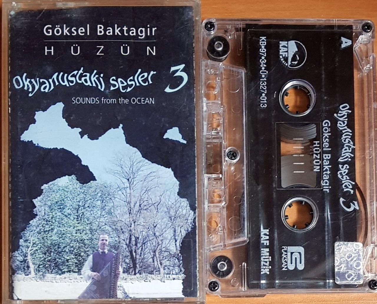 GÖKSEL BAKTAGİR - HÜZÜN / OKYANUSTAKİ SESLER 3 (1997) KAF MÜZİK KASET 2.EL