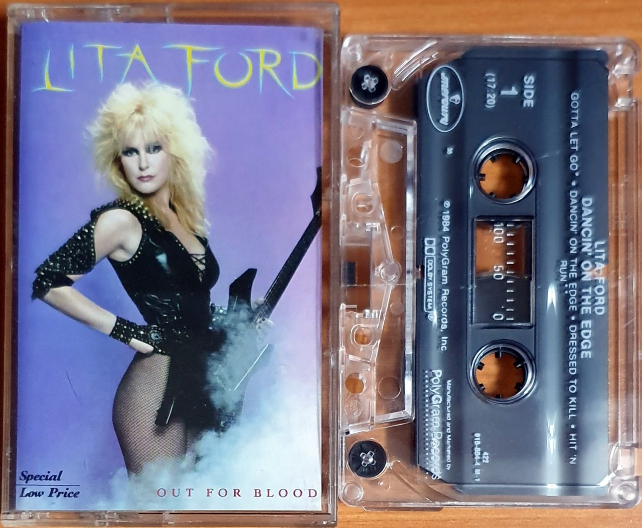 LITA FORD - OUT FOR BLOOD (1984) - KASET 2.EL