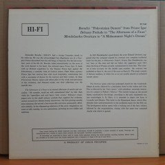 BORODIN: POLOVETSIAN DANCES, DEBUSSY: PRELUDE, MENDELSSOHN: A MIDSUMMER NIGHT'S DREAM - LP 2.EL PLAK