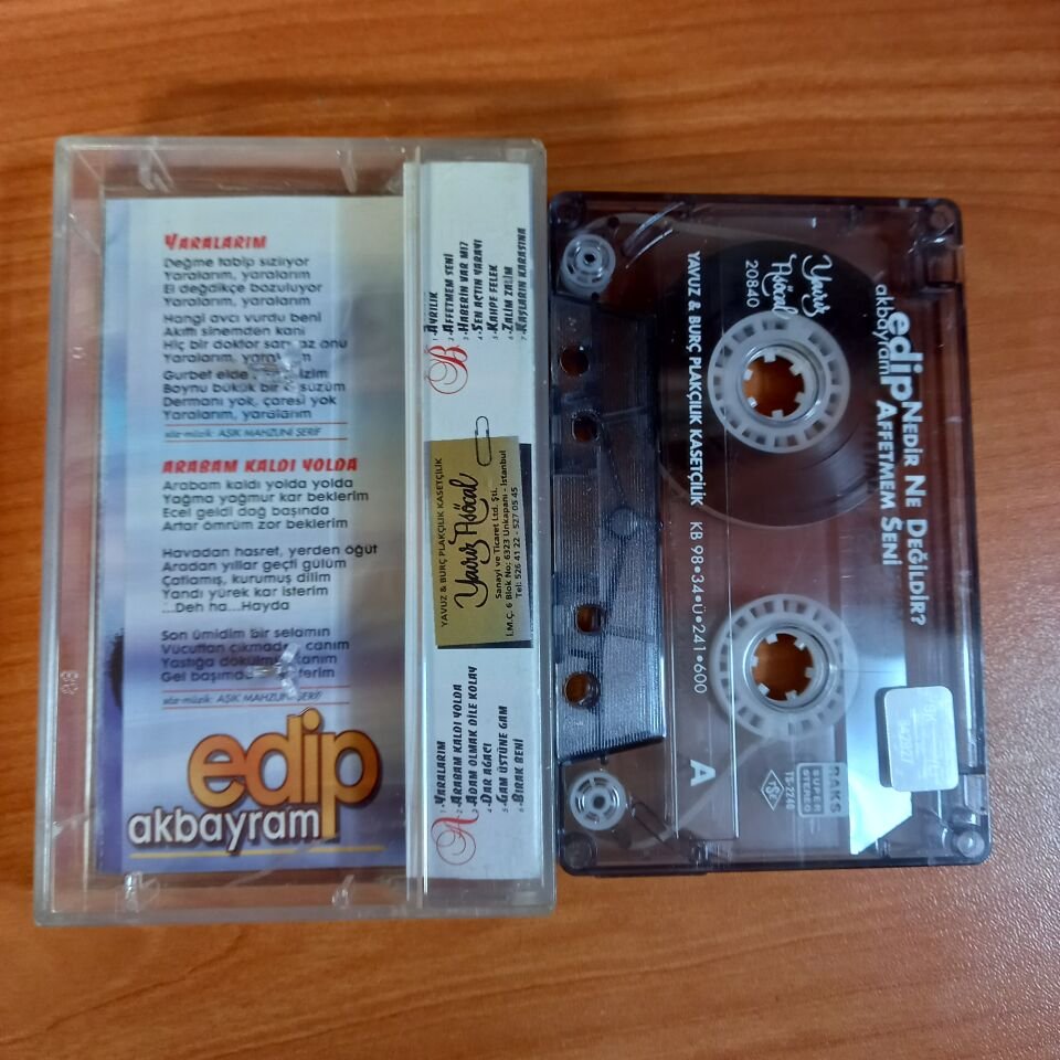 EDİP AKBAYRAM - NEDİR NE DEĞİLDİR? / ''AFFETMEM SENİ'' (1998) - KASET 2.EL