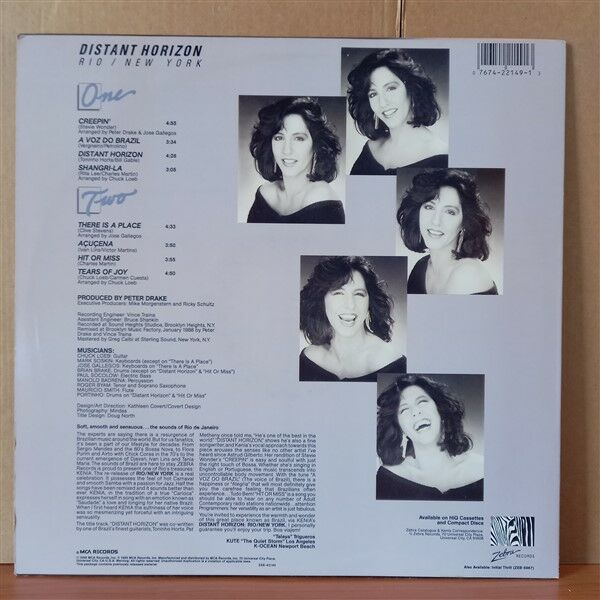 KENIA – DISTANT HORIZON - RIO / NEW YORK (1988) - LP 2.EL PLAK