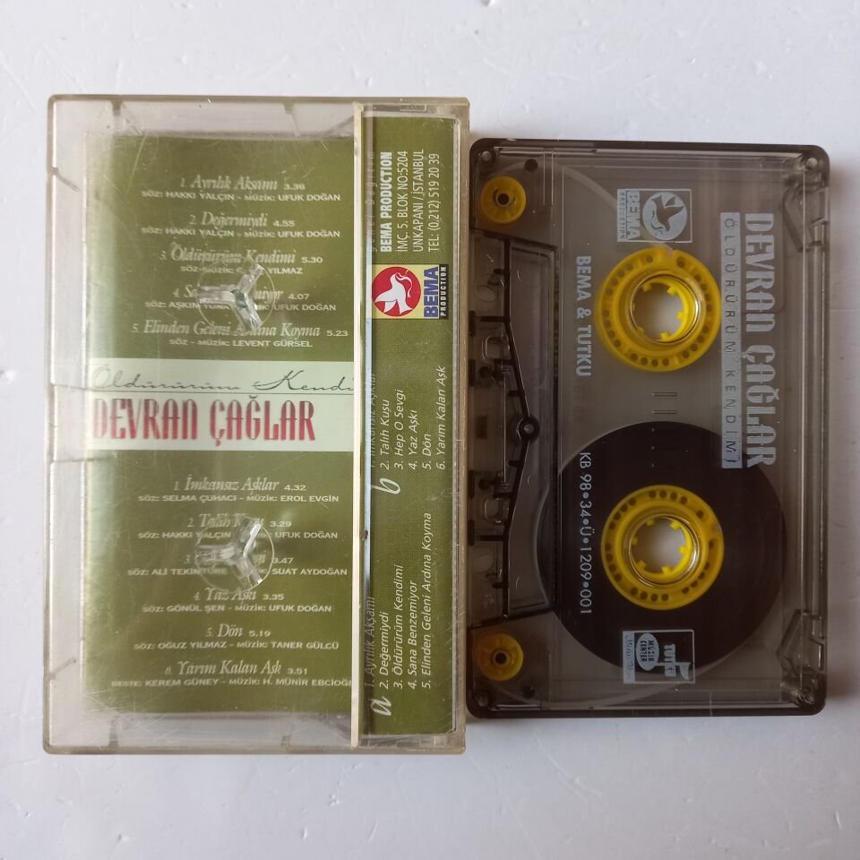 DEVRAN ÇAĞLAR - ÖLDÜRÜRÜM KENDİMİ (1998) - KASET 2.EL