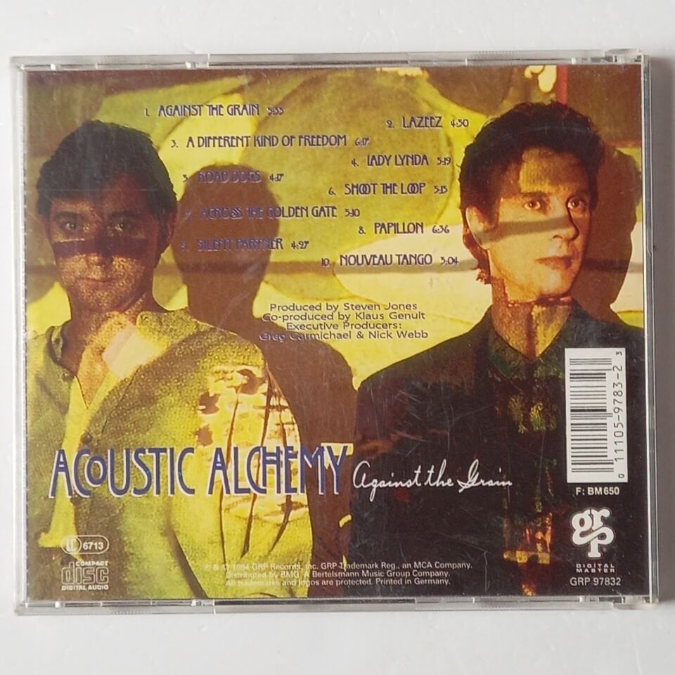 ACOUSTIC ALCHEMY – AGAINST THE GRAIN (1994) - CD 2.EL