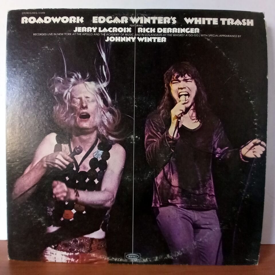 EDGAR WINTER\'S WHITE TRASH – ROADWORK (1972) - 2LP 2.EL PLAK