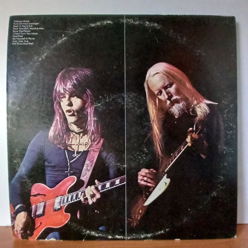 EDGAR WINTER\'S WHITE TRASH – ROADWORK (1972) - 2LP 2.EL PLAK
