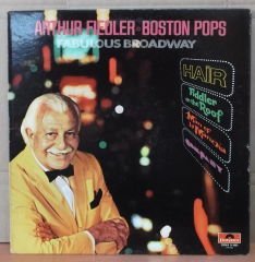 ARTHUR FIEDLER BOSTON POPS BROADWAY LP 2.EL