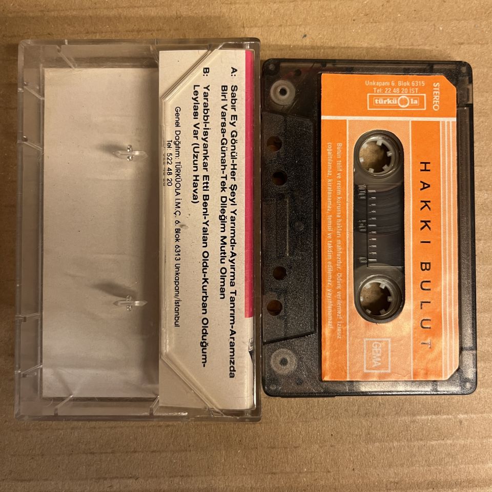 HAKKI BULUT -  HER ŞEYİ YARIM (1984) - TÜRKÜOLA KASET 2.EL
