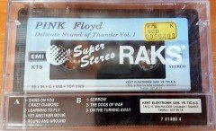 PINK FLOYD - DELICATE SOUND OF THUNDER VOL 1 CASSETTE MADE IN TURKEY ''NEW'' PAPER LABEL