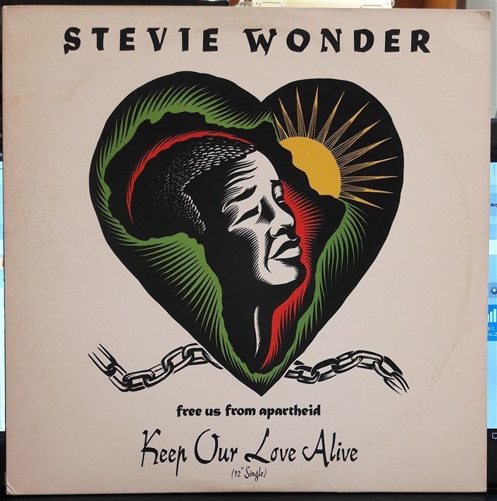 STEVIE WONDER - KEEP OUR LOVE ALIVE (1990) - 12'' MAXI SINGLE PLAK 2.EL