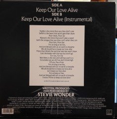 STEVIE WONDER - KEEP OUR LOVE ALIVE (1990) - 12'' MAXI SINGLE PLAK 2.EL