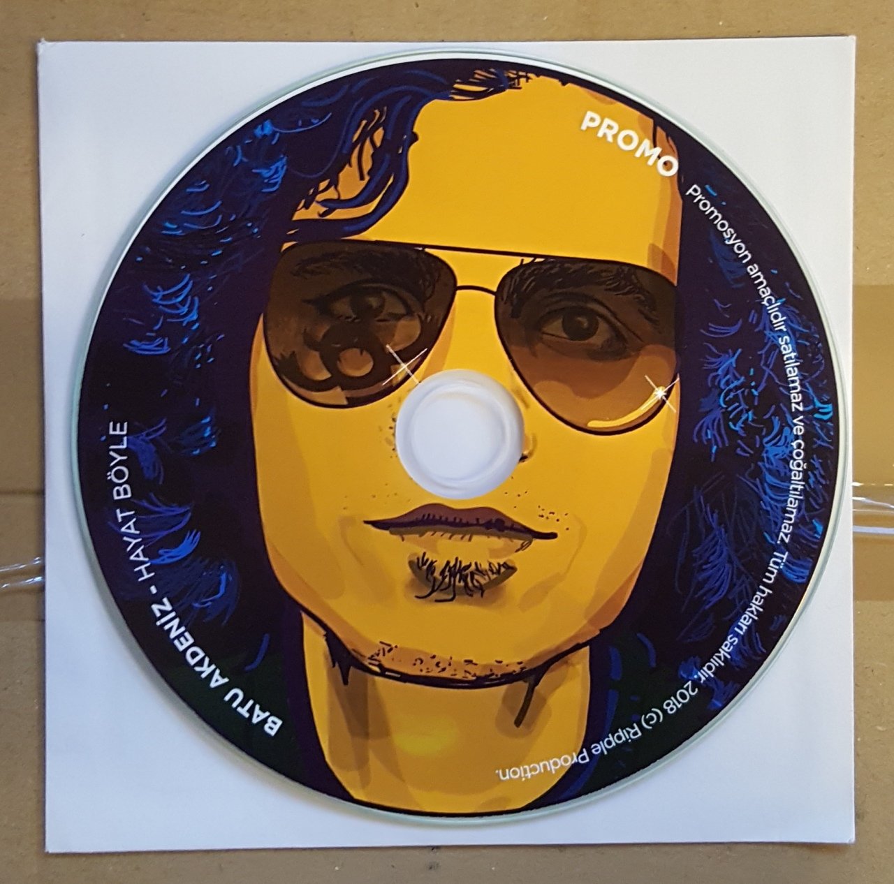 BATU AKDENİZ - HAYAT BÖYLE (2018) - CD ''KAĞIT DISC ZARFI İÇİNDE'' PROMO 2.EL