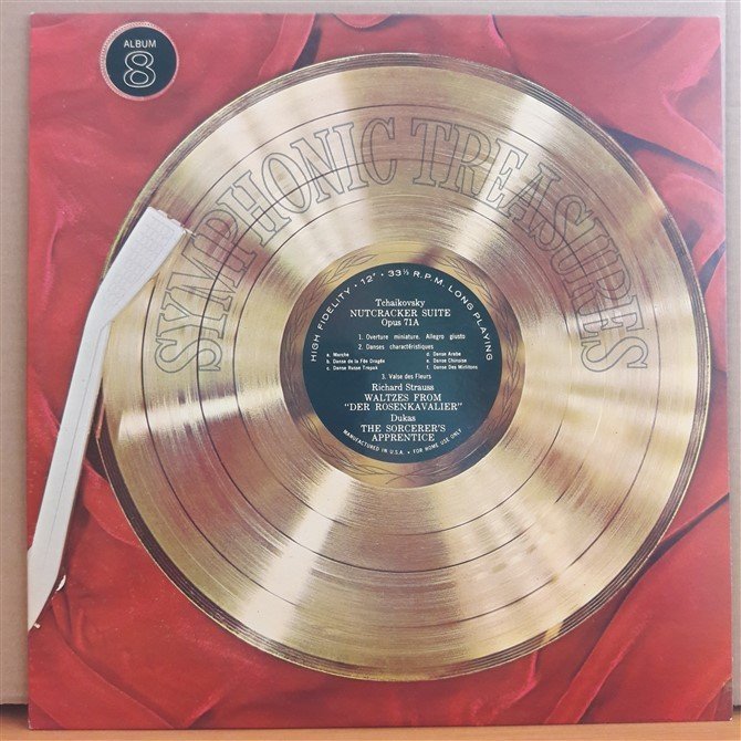 TCHAIKOVSKY: NUTCRACKER, STRAUSS,R.: DER ROSENKAVALIER - LP 2.EL PLAK