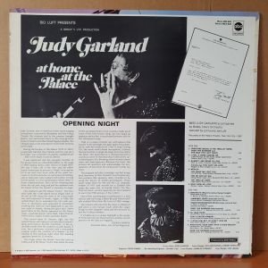 JUDY GARLAND - AT HOME AT THE PALACE (1967) - LP 2.EL PLAK