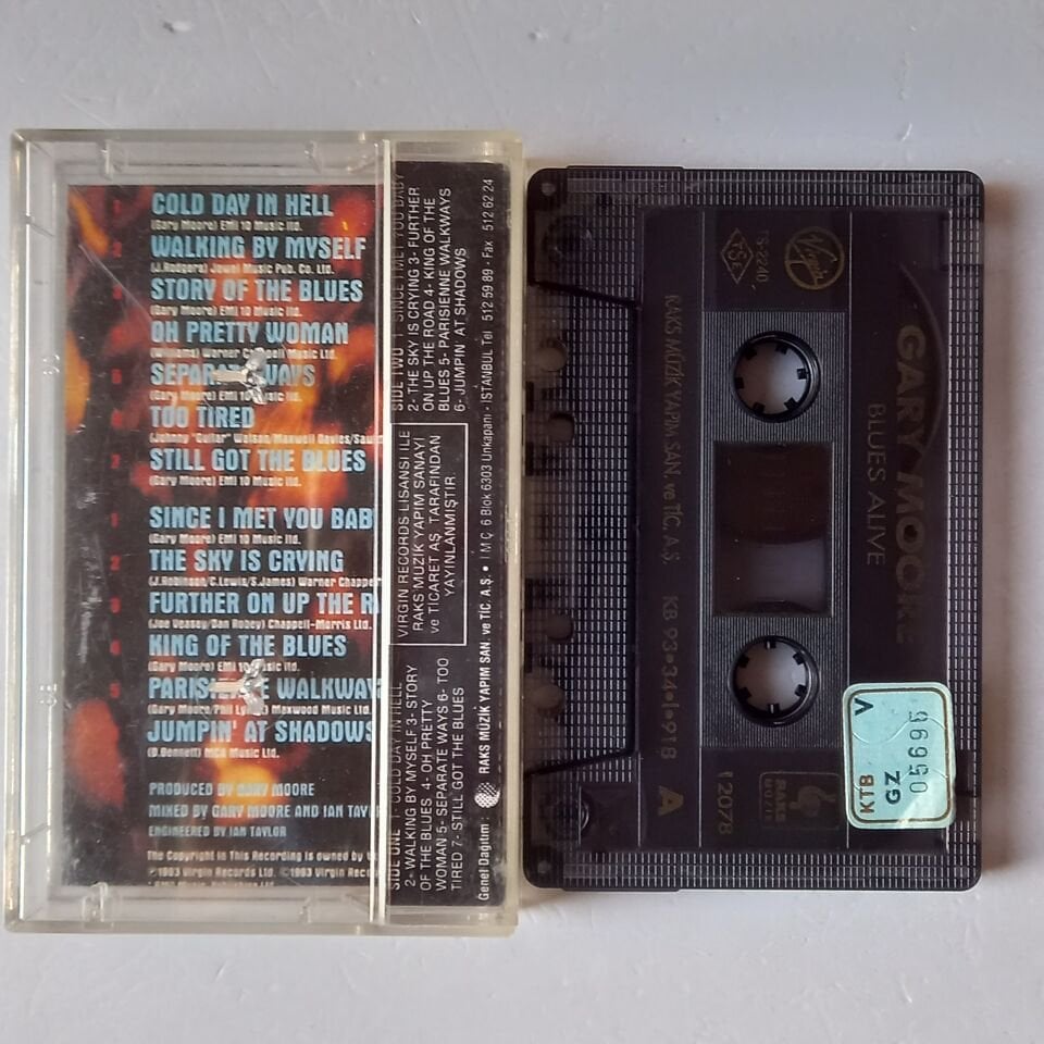 GARY MOORE - BLUES ALIVE (1993) - KASET 2.EL