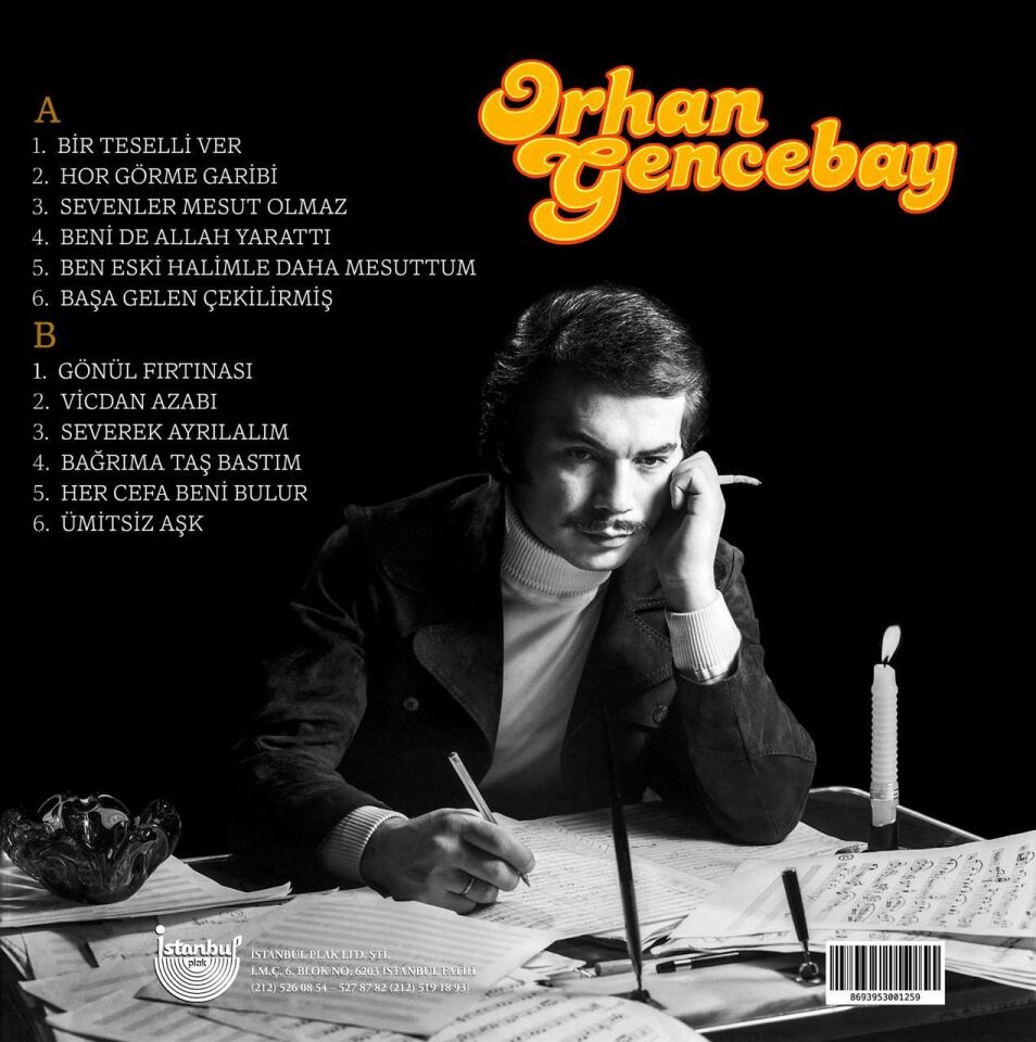 ORHAN GENCEBAY - BİR TESELLİ VER (1971) - LP 2026 SINIRLI SAYIDA NUMARALI SIFIR PLAK