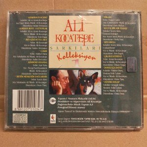 ALİ KOCATEPE ŞARKILARI - KOLLEKSİYON 1 (1993) CD 2.EL