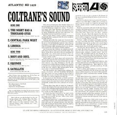 JOHN COLTRANE - COLTRANE'S SOUND (1966) - LP 180GR 2010 EDITION SIFIR