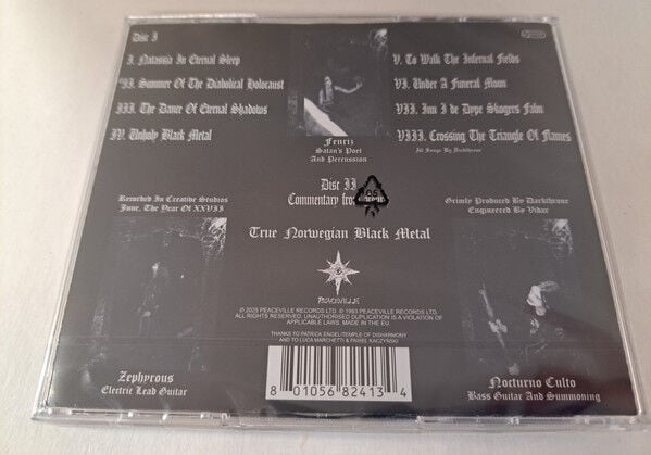 DARKTHRONE – UNDER A FUNERAL MOON (1993) - 2CD 2025 REISSUE 30TH ANNIVERSARY RESTORED MASTER JEWEL CASE AMBALAJINDA SIFIR