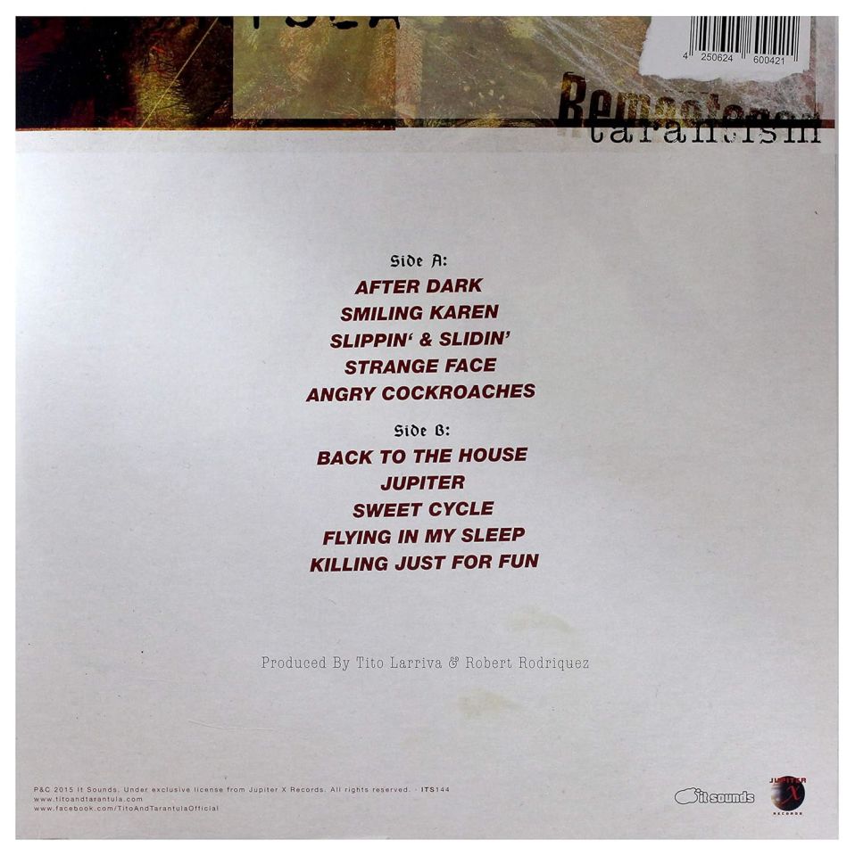 TITO & TARANTULA - TARANTISM (1997) - LP 2015 EDITION REISSUE SIFIR PLAK