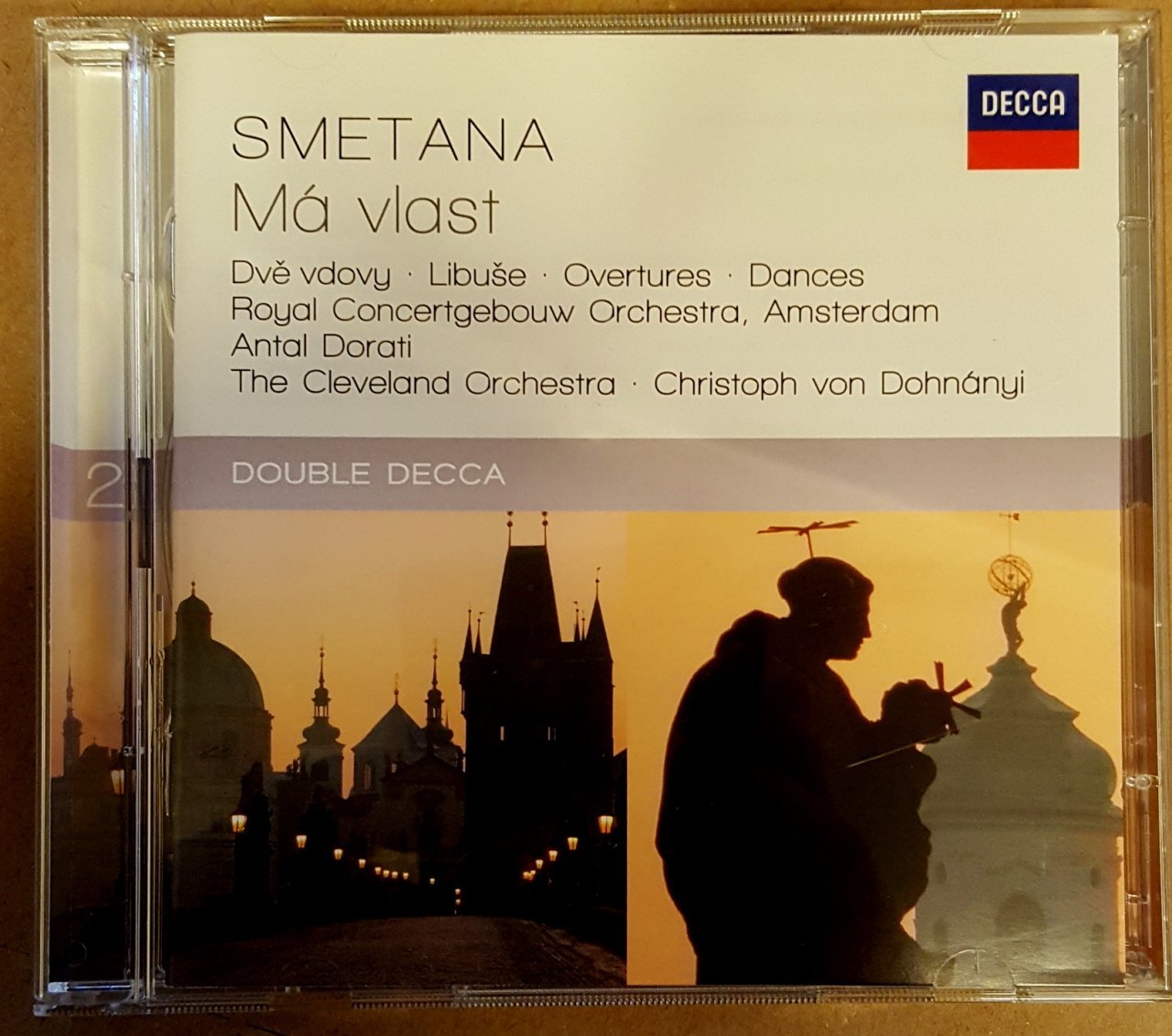 SMETANA MA VLAST CLEVELAND ORCH. CHRISTOPH VON DOHNANYI 2CD 2.EL
