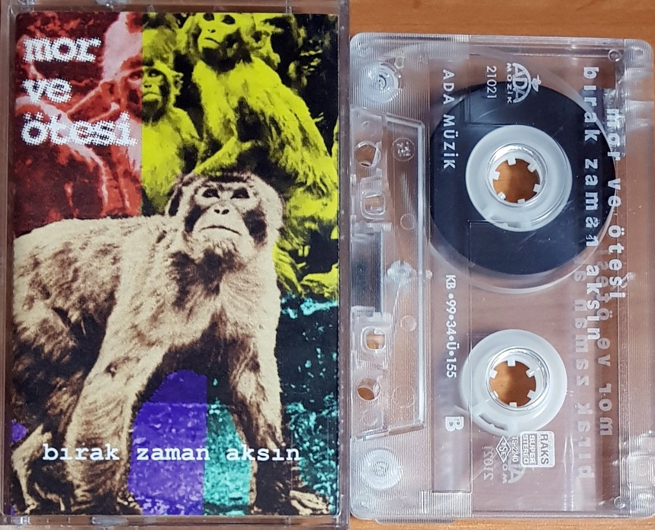 MOR VE ÖTESİ - BIRAK ZAMAN AKSIN (1999) ADA MÜZİK KASET 2.EL