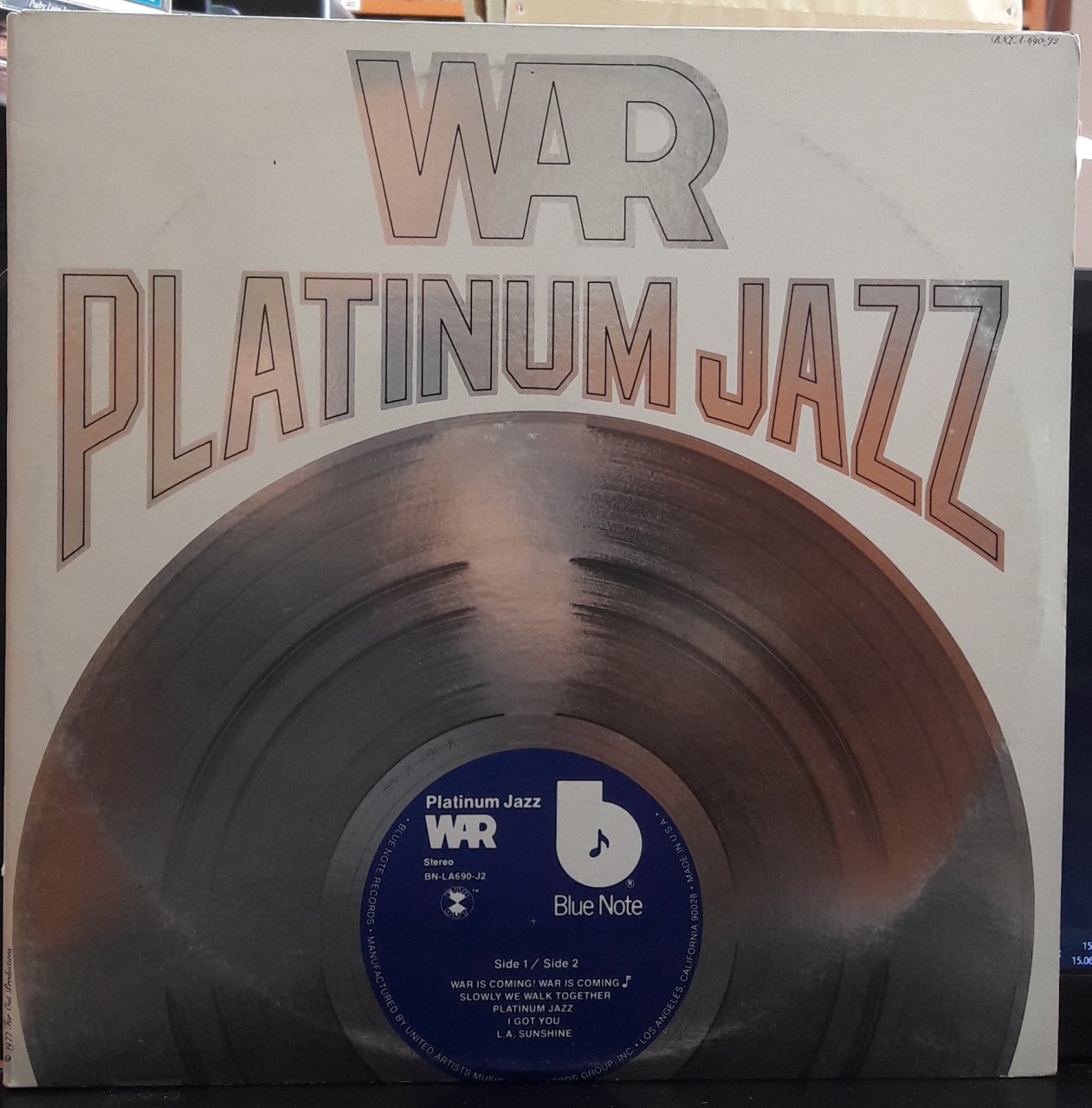 WAR - PLATINUM JAZZ (1977) - 2PLAK 2.EL