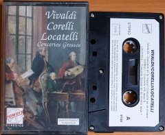 VIVALDI / CORELLI / LOCATELLI - CONCERTOS GROSSOS (1990) - KASET POWDER CLASSICS 2.EL