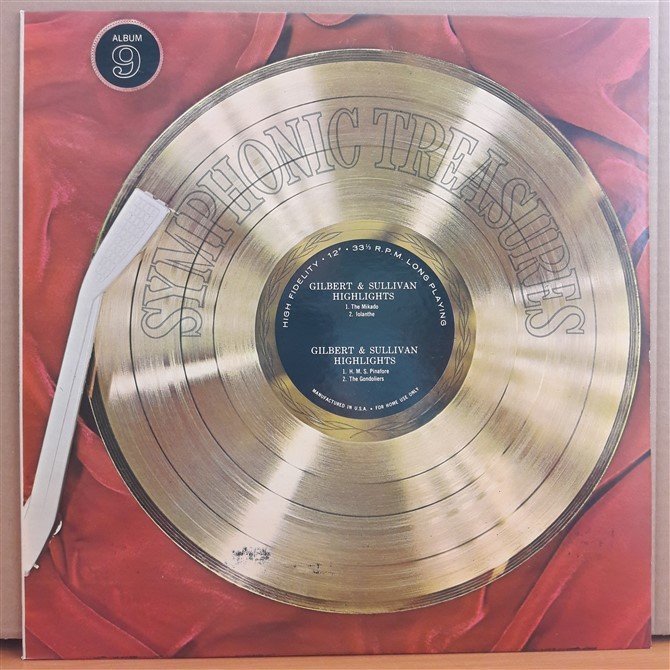 GILBERT & SULLIVAN: HIGHLIGHTS MIKADO, IOLANTE - LP 2.EL PLAK