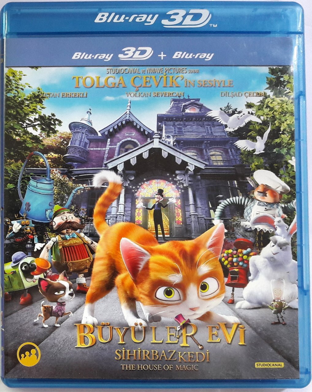 BÜYÜLER EVİ SİHİRBAZ KEDİ - THE HOUSE OF MAGIC - 3DBLURAY 2.EL