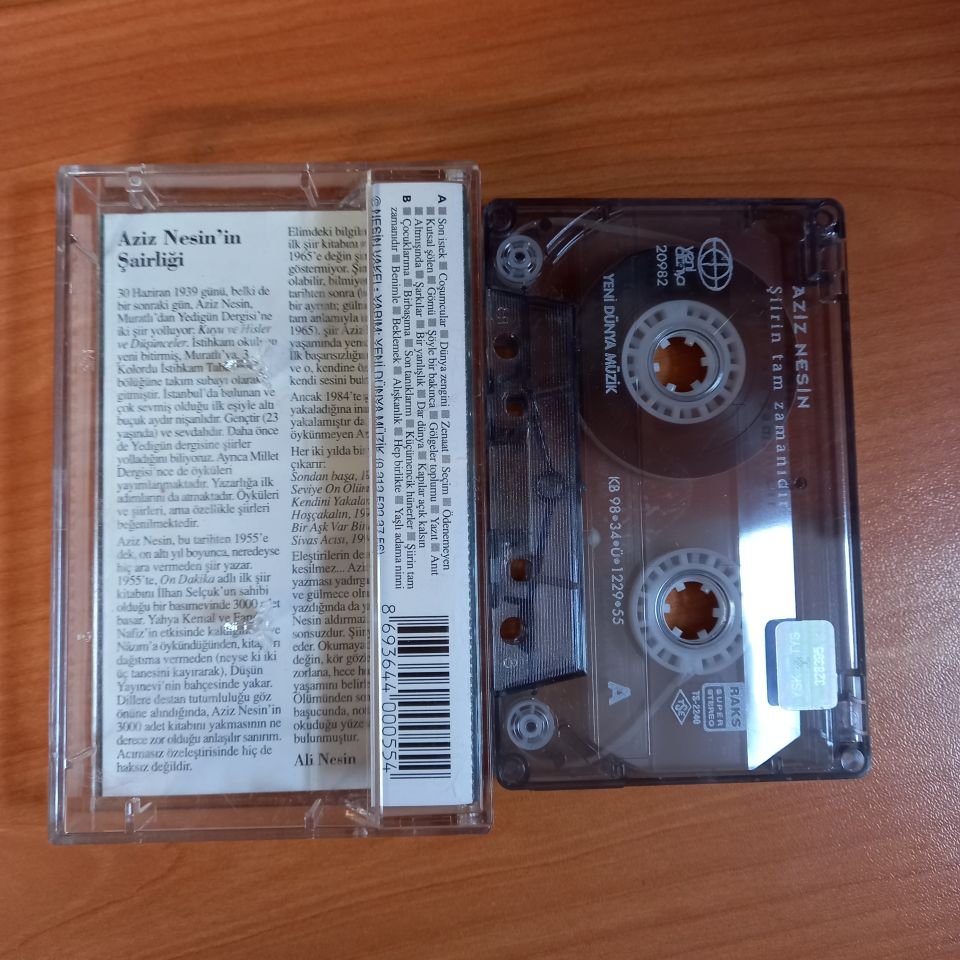 AZİZ NESİN - ŞİİRİN TAM ZAMANIDIR (1998) - KASET 2.EL