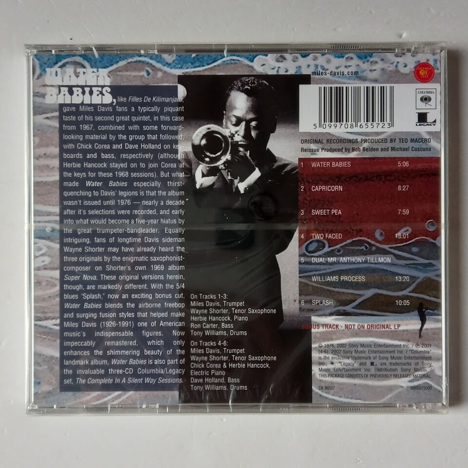 MILES DAVIS – WATER BABIES (1977) - CD 2002 REISSUE AMBALAJINDA SIFIR