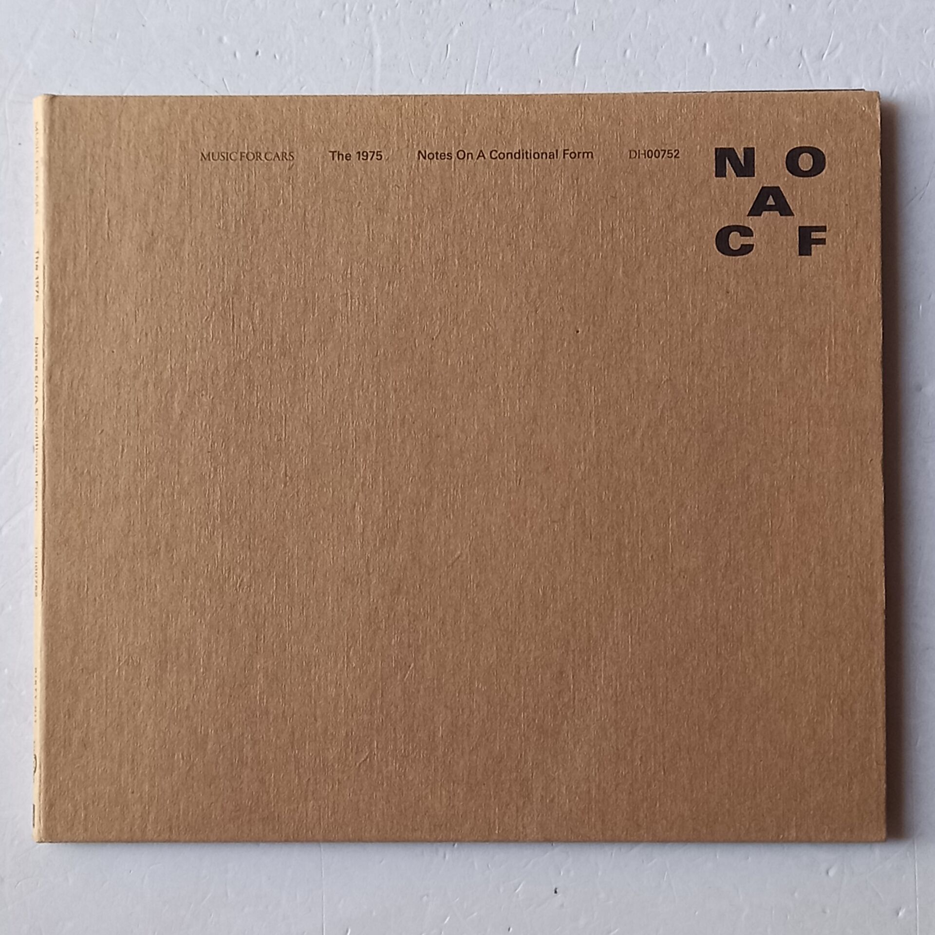 THE 1975 – NOTES ON A CONDITIONAL FORM (2020) - CD GATEFOLD CARD SLEEVE 2.EL